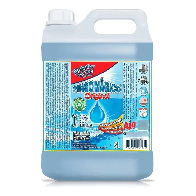 Pingo Mágico Flotador Instantâneo Galão - 5 Kg - Unidade - 1