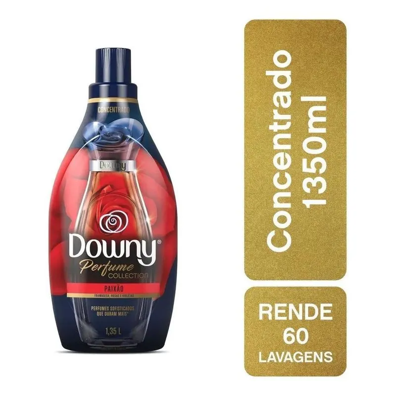 Amaciante Downy Perfume Collection Paixão Em Frasco 1.35 L