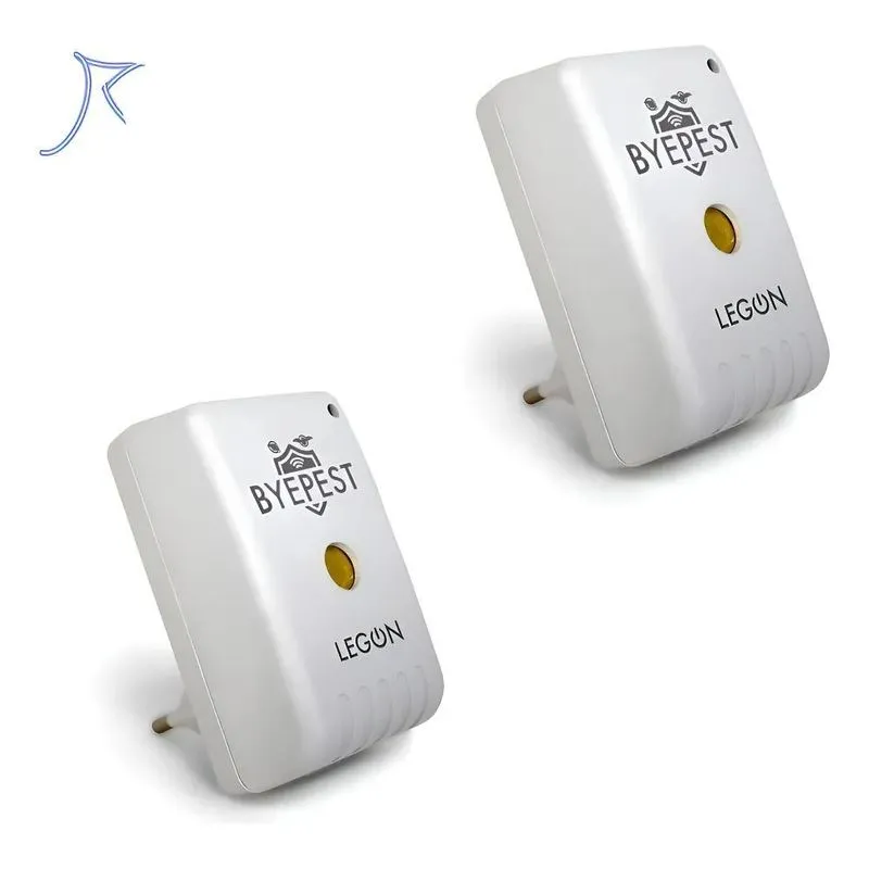 Kit 2 Aparelho Ultrasonico Bivolt Espanta Ratos E Morcegos