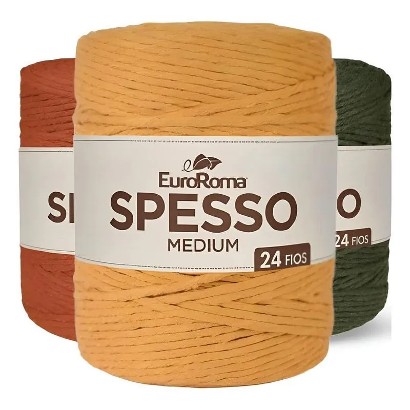 10x Barbante Spesso Euroroma 24 Fios 1kg Escolha Sua Cor