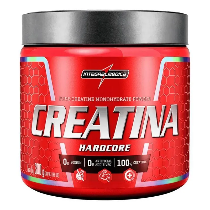 10x Creatina Hardcore Integralmédica 300g Integral Médica