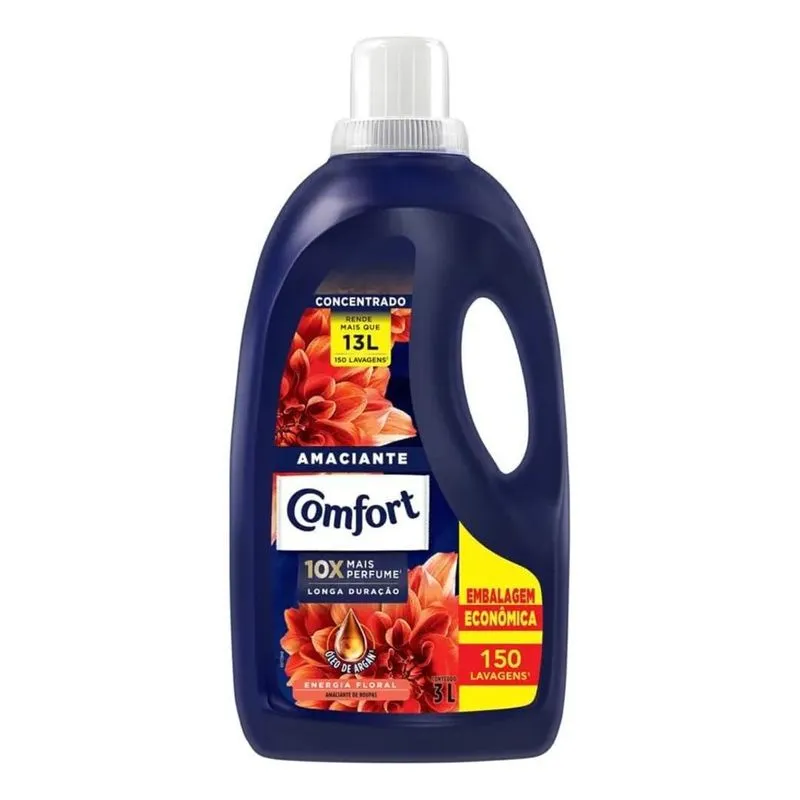 Amaciante Concentrado Comfort Energia Floral 3 L