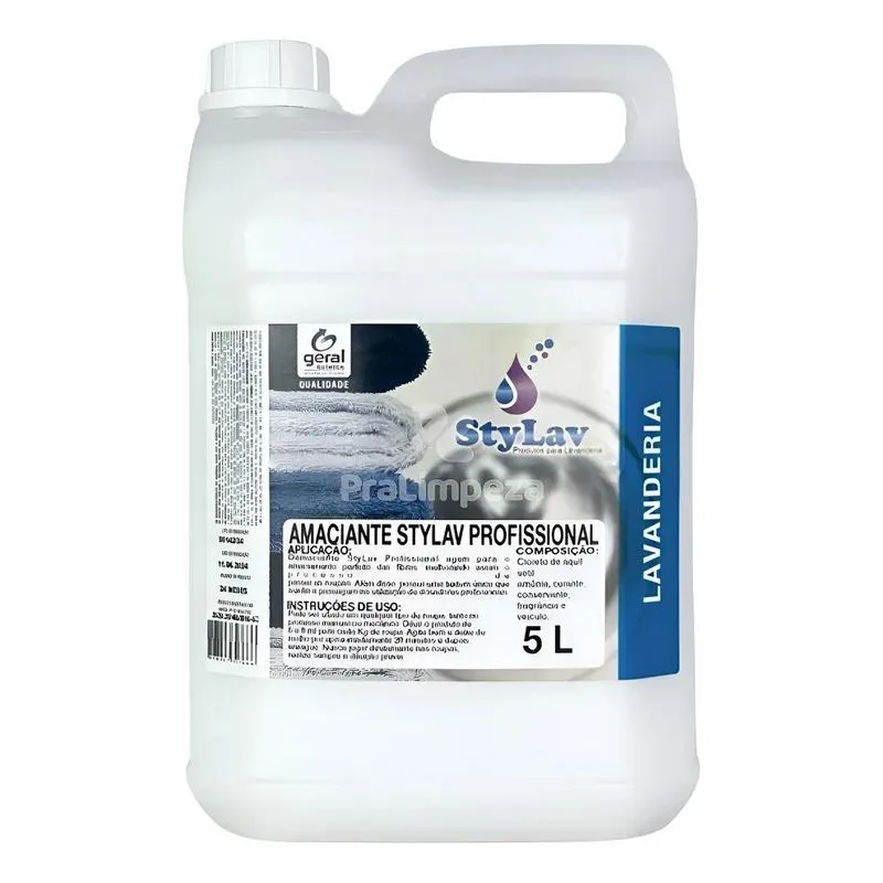 Amaciante Profissional Para Lavanderias Downgq - 5 Litros