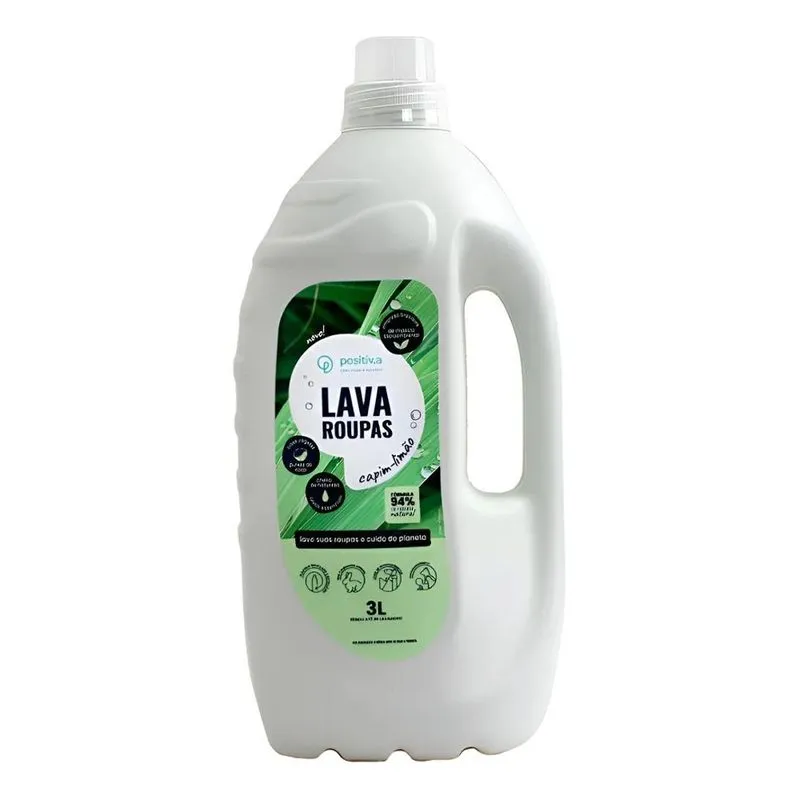 Positiv.a Sabão Líquido Concentrado Líquido - Garrafa - 3 L