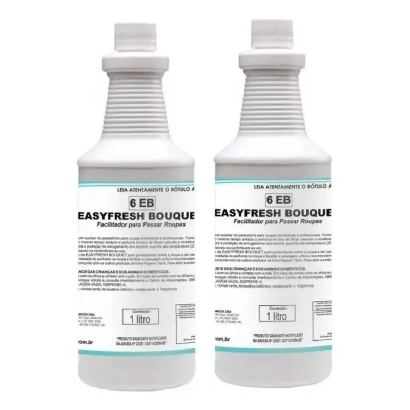 Kit C/2 Easyfresh Bouquet 1l Facilitador De Passadoria