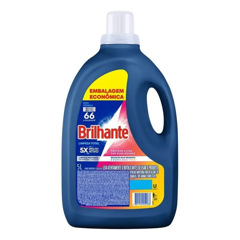 Sabão Líquido Limpeza Total 5l Brilhante