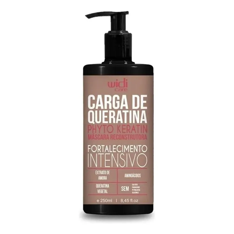 2x Widi Care Carga De Queratina Máscara Reconstrutora 250ml