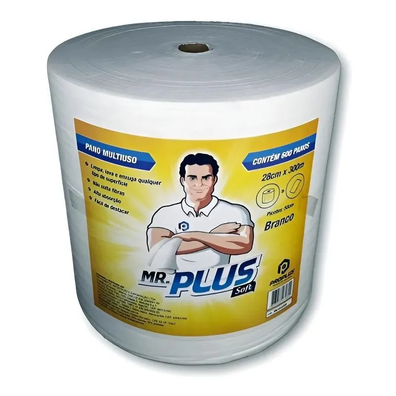 Panos Multiuso Bobina Tipo Perfex 28cmx40cm 600 Panos Mr Pl