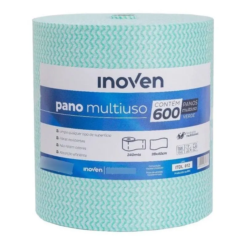 Inoven 240 Metros 600 Panos Multiuso 28cm X40cm