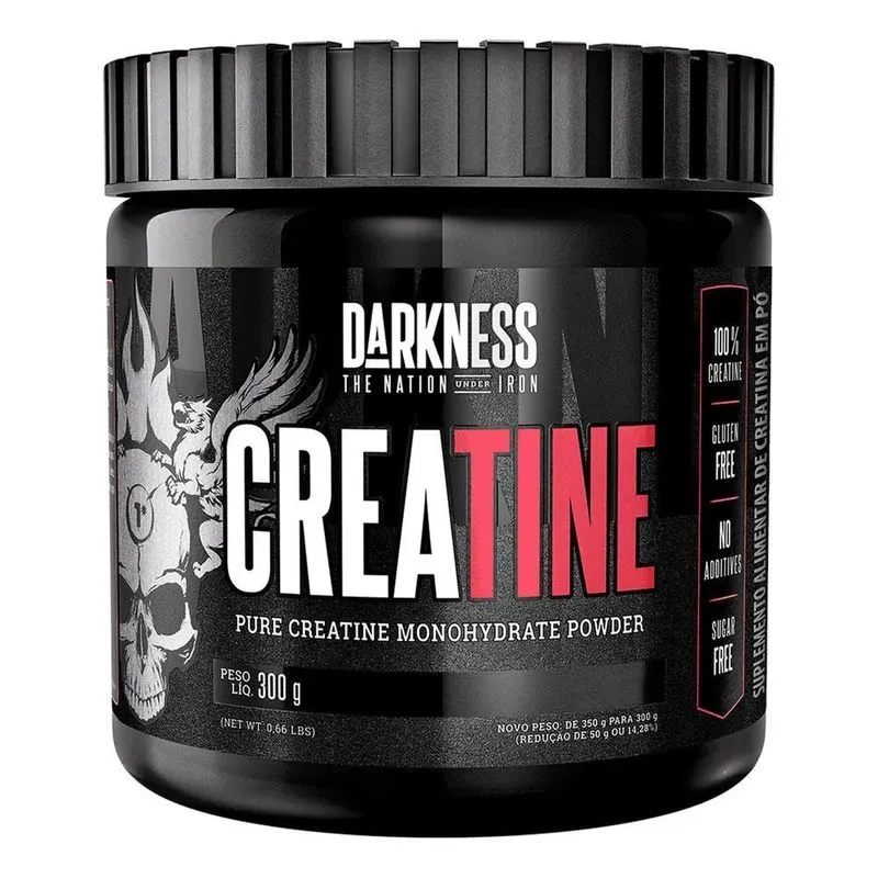 10x Creatine Creatina Integralmédica Darkness 300g Sabor Se