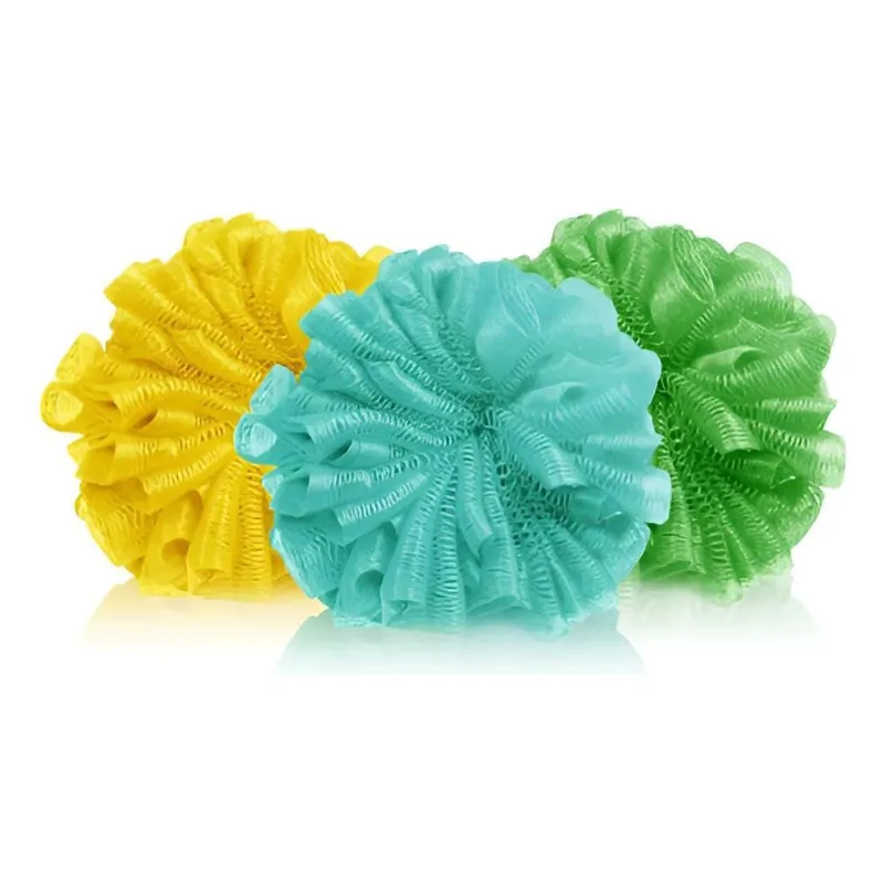 Esponja De Banho Bucha Nylon - Pcte 24 Unidade