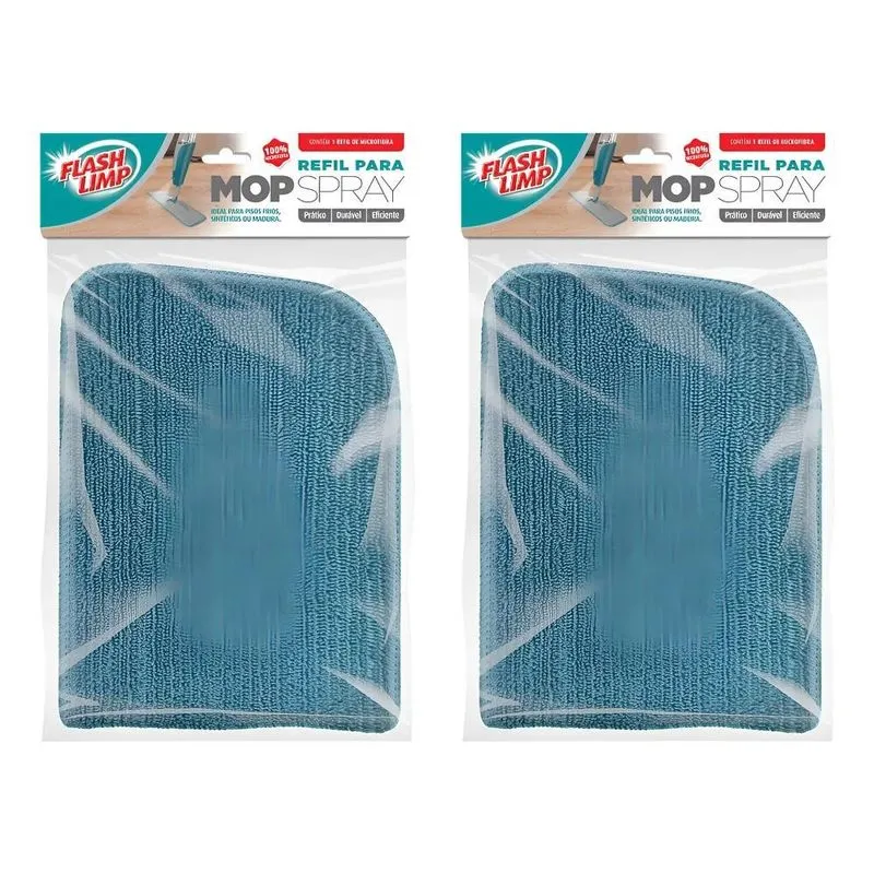 Pano Microfibra Refil Mop Spray 2 Und