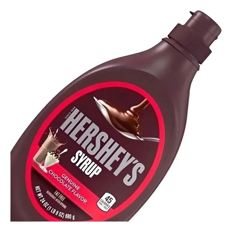 Calda Cobertura Hershey's Syrup Genuine Sabor Chocolate 680g
