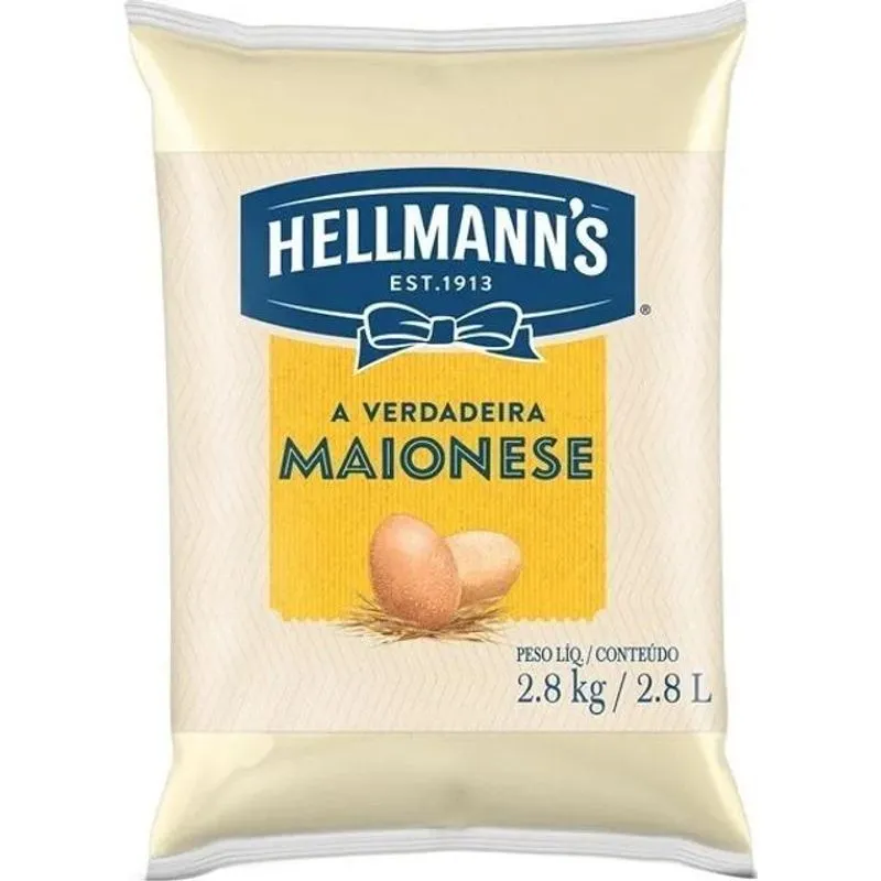 Maionese Hellmann's Pacote 2,8kg
