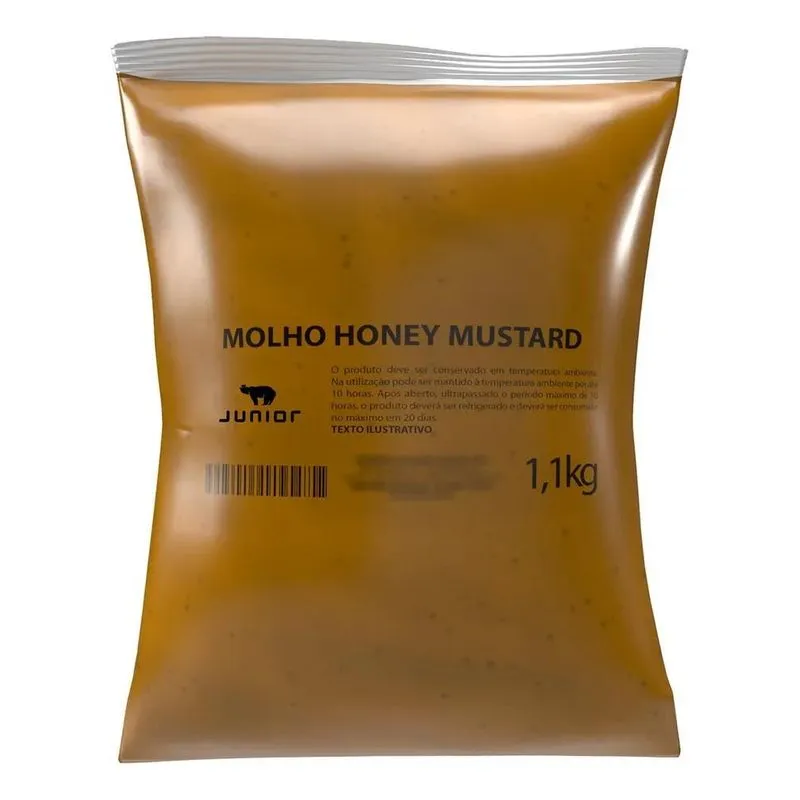 Molho Mostarda E Mel Junior 1,1kg Pouch Honey Mustard Lanche