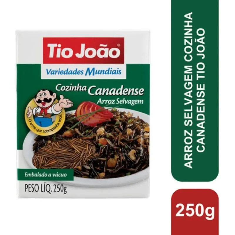 Arroz Selvagem Variedades Mundiais Cozinha Canadense 250g Ti