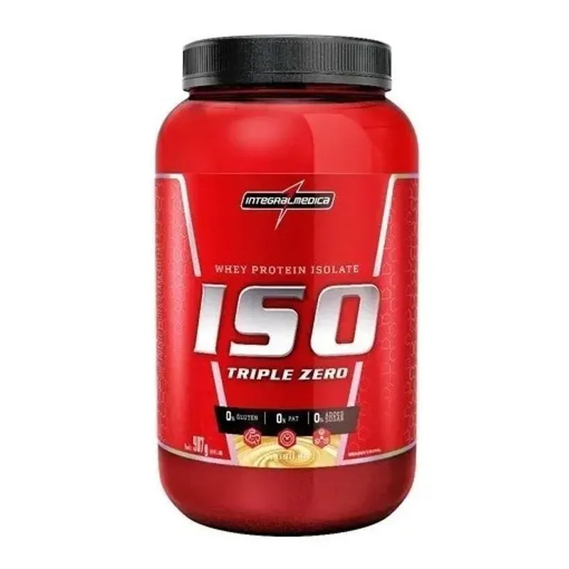 10x Iso Triple Zero Intregral Médica 100% Whey Isolado (9