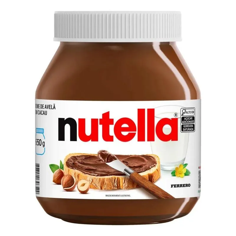 Nutella Creme De Avelã 1 Unidade 650g