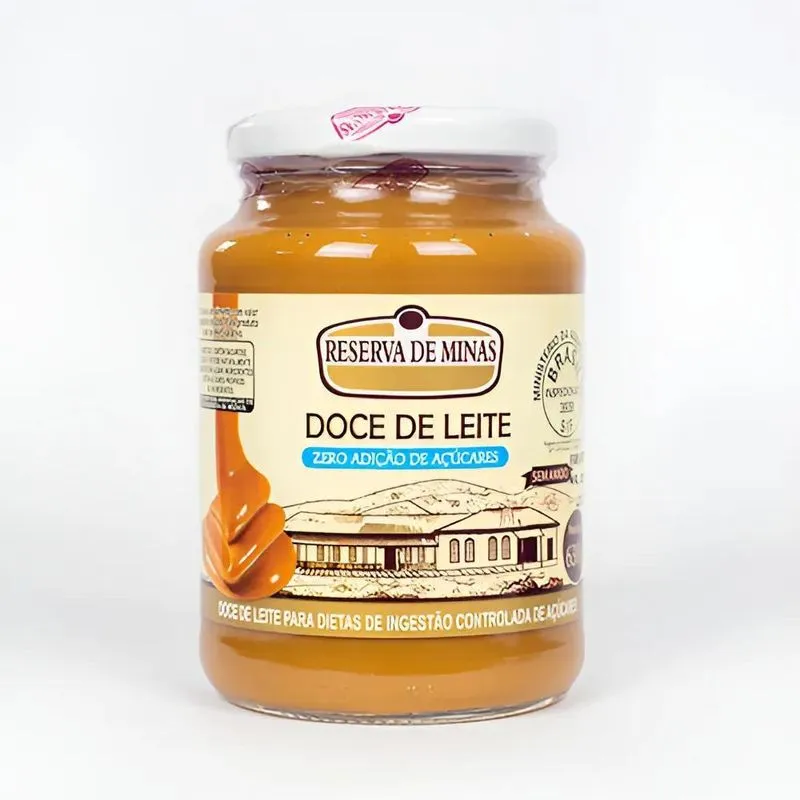 Doce De Leite Diet 630g - Zero Adicão De Açucar