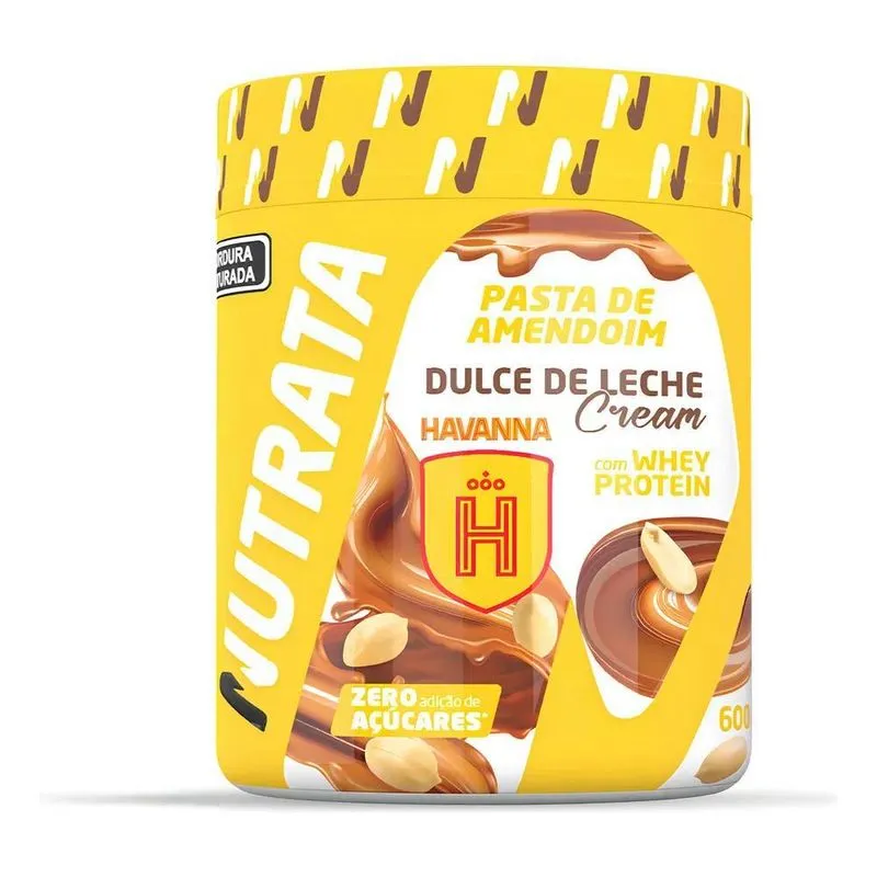 Pasta De Amendoim Sabor Havanna Cream 600g - Nutrata