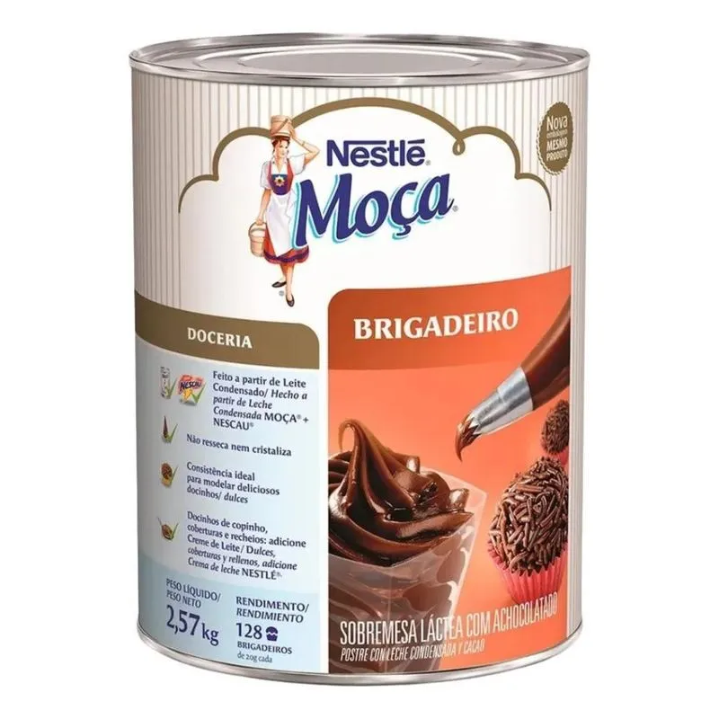 Brigadeiro Nestle Recheio Cobertura Consistencia Firme 2.6kg