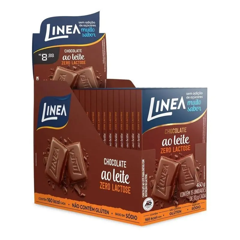 Linea Chocolate Ao Leite Diet Zero Lactose - Chocolate Ao Le