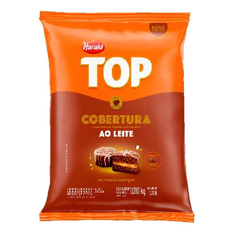 Harald Cobertura Gotas De Chocolate Ao Leite - Ao Leite - 1