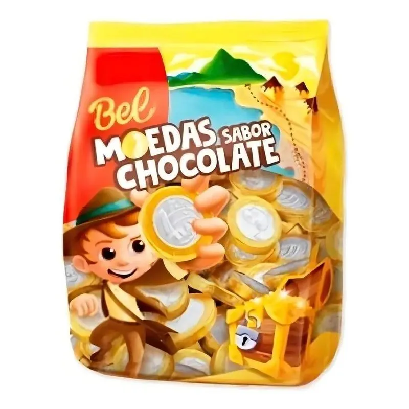 Bel Pan Inspirações Moeda De Chocolate - Ao Leite - 500 G