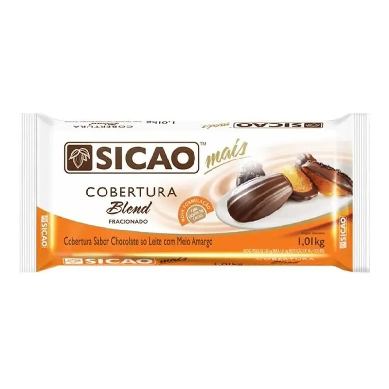 Cobertura Fracionada Blend Sicao Mais Barra 1,01kg