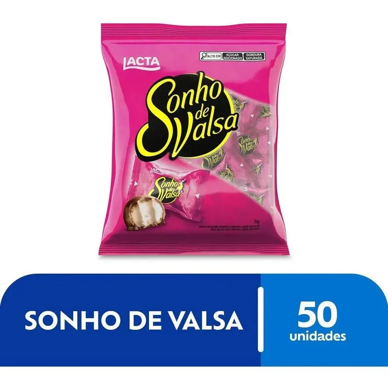 Bombom Sonho De Valsa Lacta Pacote 1kg