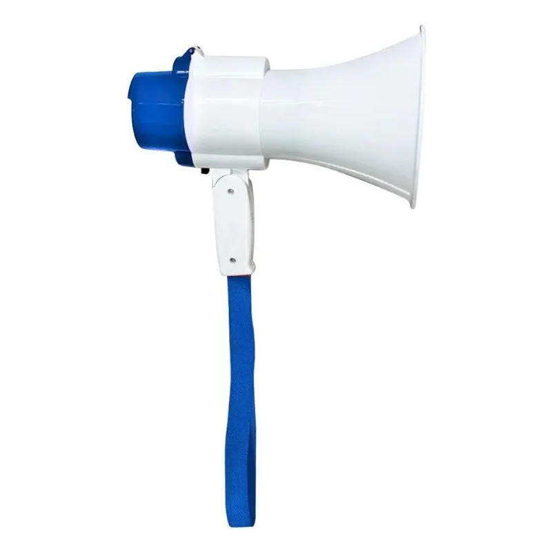 Megafone Portátil Recarregável Com Sirene E Gravador