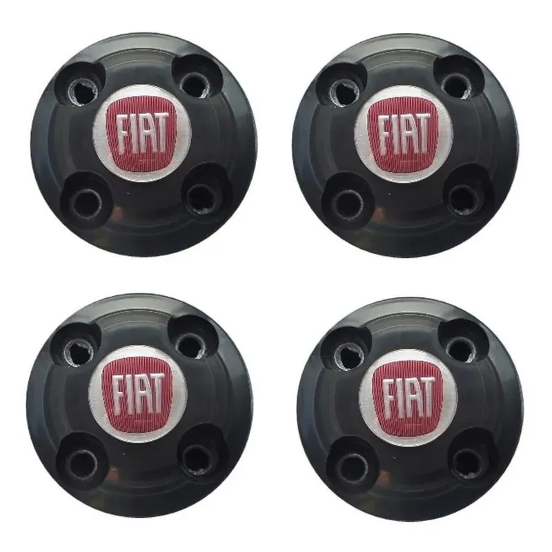 2x Calotinha Central Fiat Premio Uno Palio Fiorino Kit 4 Pe