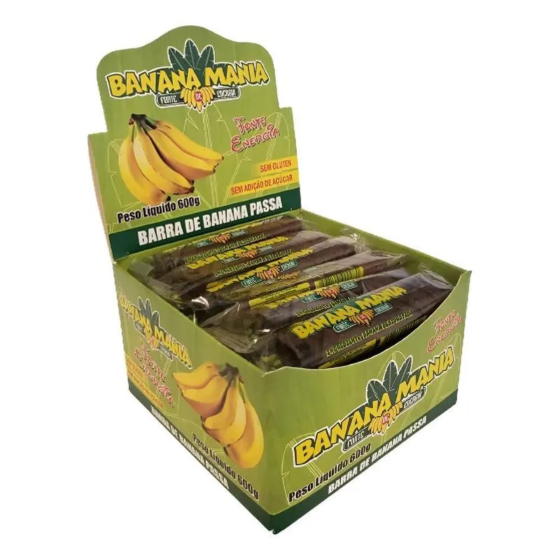 Bananinha Natural Tradicional Zero Açúcar Sem Glúten 30un