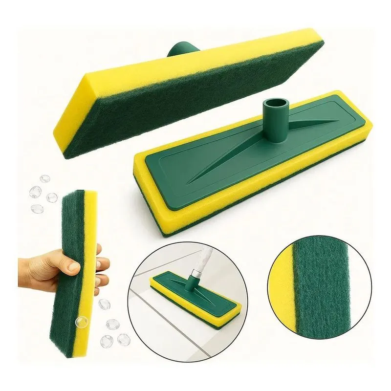 5x Kit 03 Refil Esponja Abrasivo Esfregão P Rodo Limpa Azu