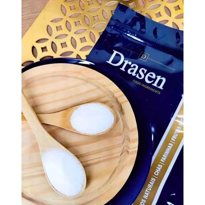 Kit 2kg Eritritol Cristal Fino Adoçante Natural Drasen