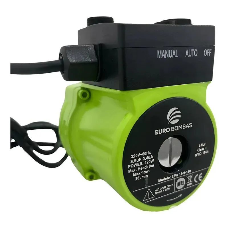 2x Bomba Pressurizadora 120 Watts 2 Pontos Pressurizador Epa