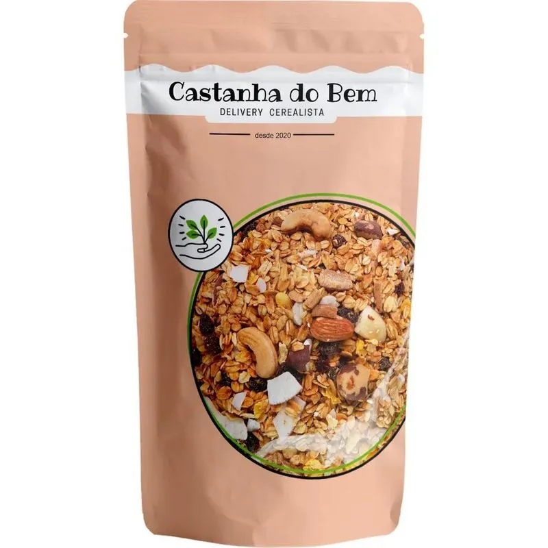 Granola De Cereais Zero Açúcar 1kg - Frutas E Castanhas