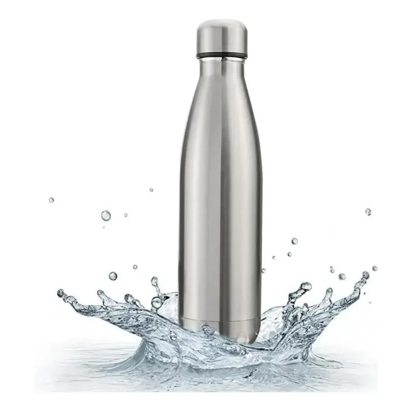 2x Garrafa Aço Inox 750ml Academia Esportiva Inquebravel