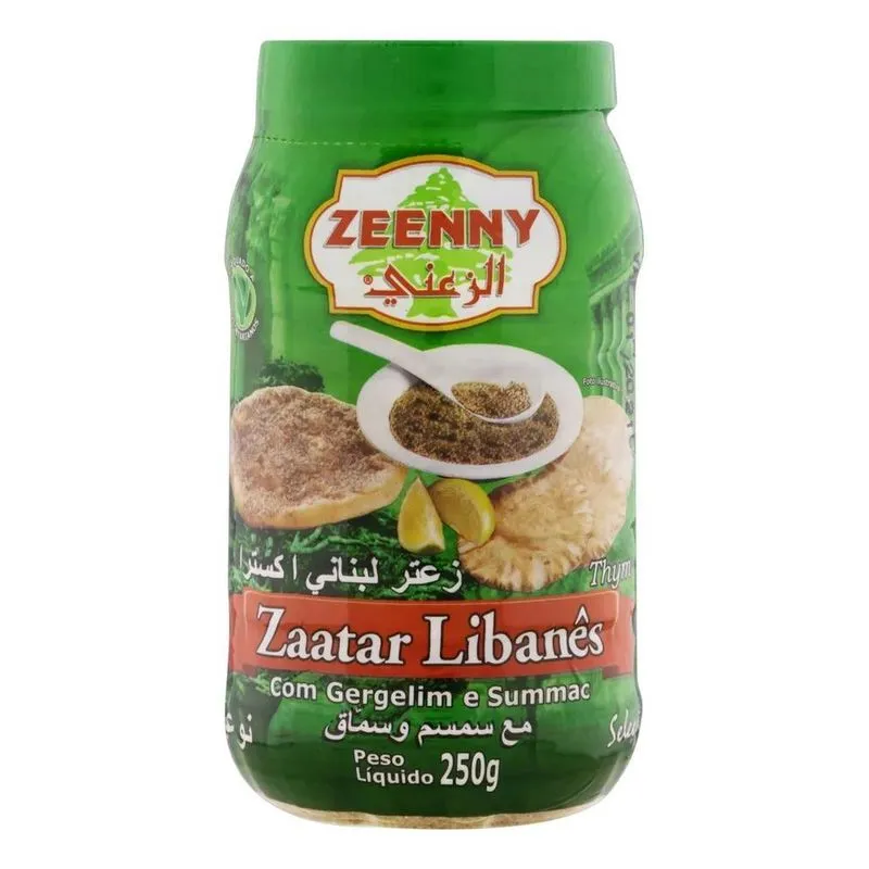 Zaatar Com Gergelim E Summac Zeenny Pote 250g