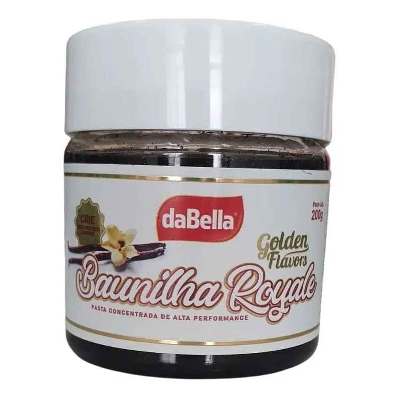 Pasta Concentrada De Baunilha Royale Dabella 200g Essência