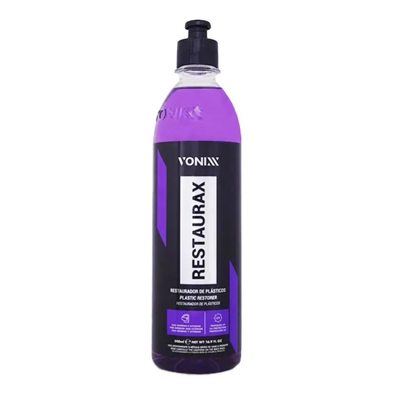 10x Restaurador Plasticos Restaurax 500ml Vonixx O Melhor P