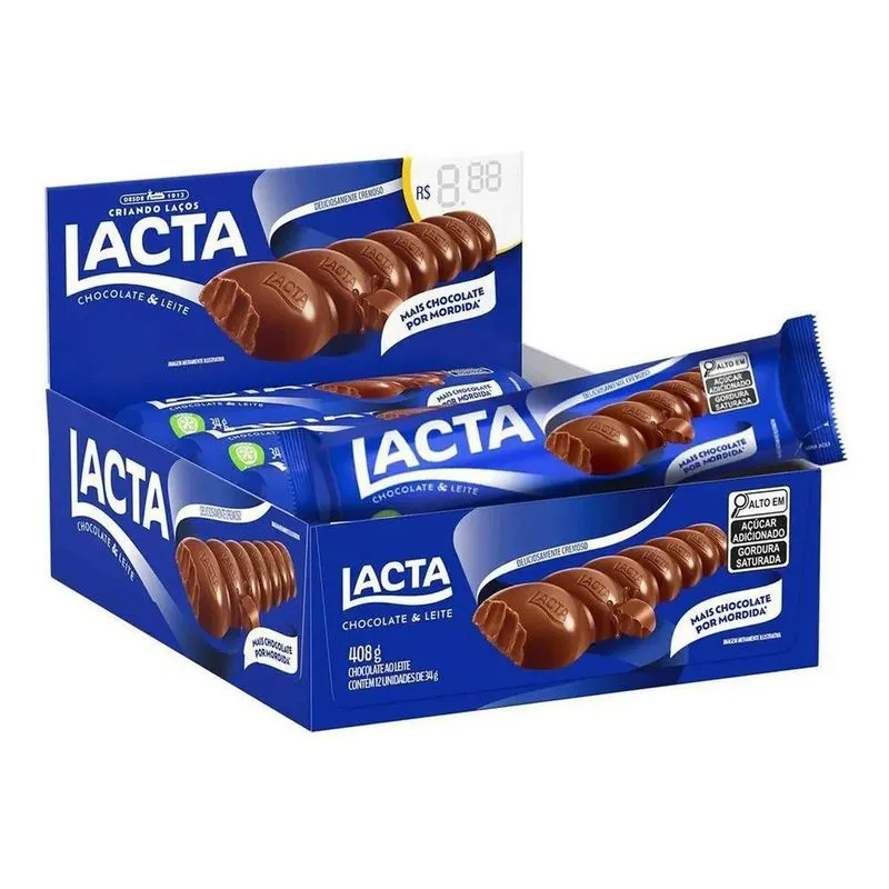 Lacta Chocolates Clássicos Lacta Display Chocolate Lacta Ao