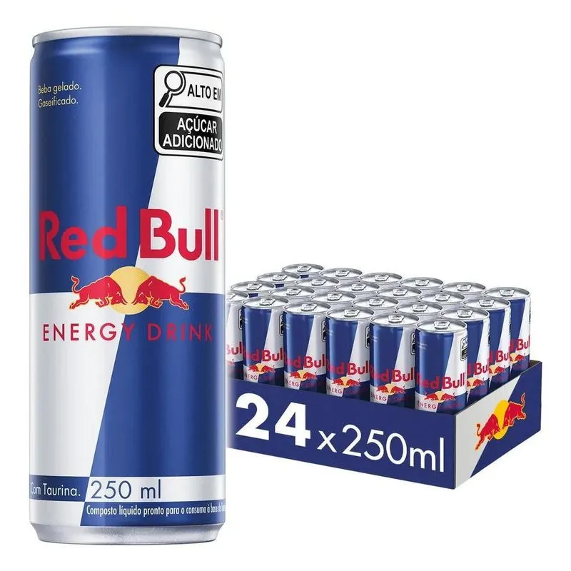 Pack De 24 Latas Red Bull Energético, Energy Drink, 250ml
