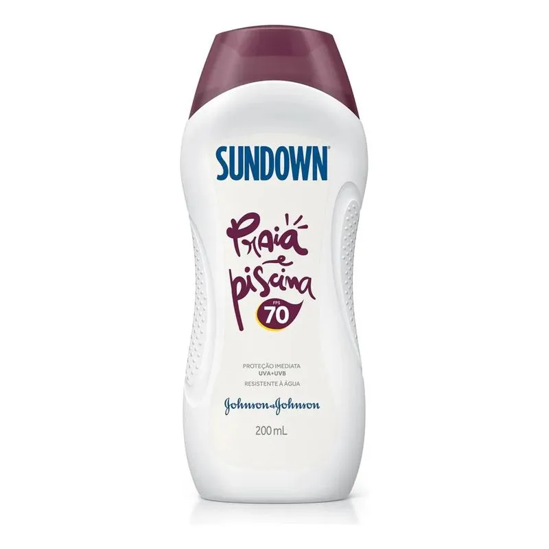 Protetor Solar Sundown Praia E Piscina FPS 70 200ml