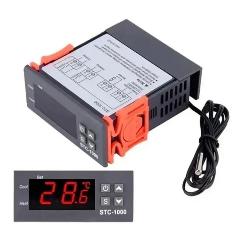 5x Termostato Digital Stc-1000 Controlad Temp 110/220
