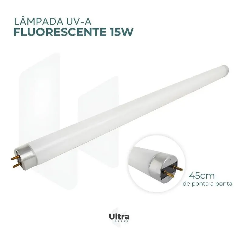 10x Lâmpada Uv-a 15 W 45cm Armadilha Pega Mata Mosca Mosqui
