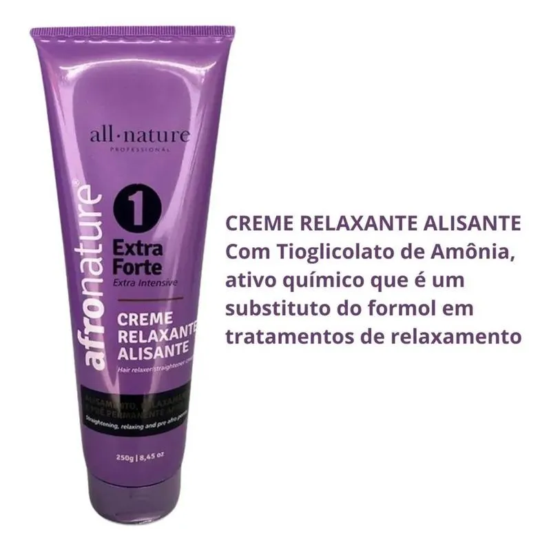 Creme Relaxante Afro Nature Força 1 Extra Forte All Nature F