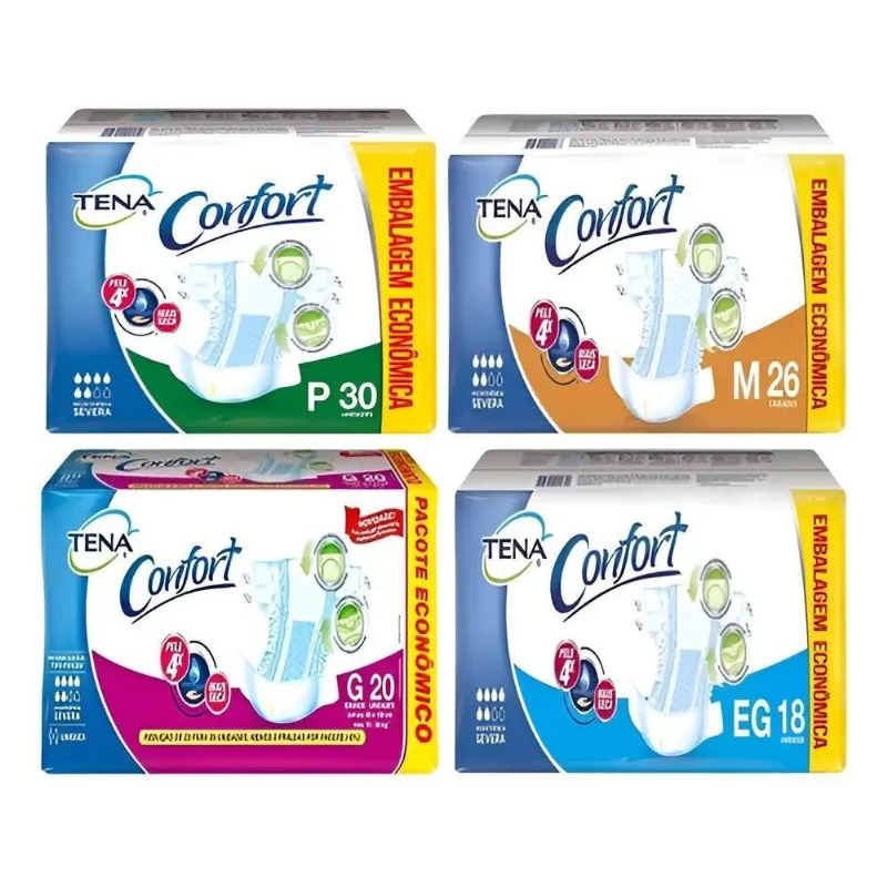 Fralda Geriátrica Descartável Tena Confort
