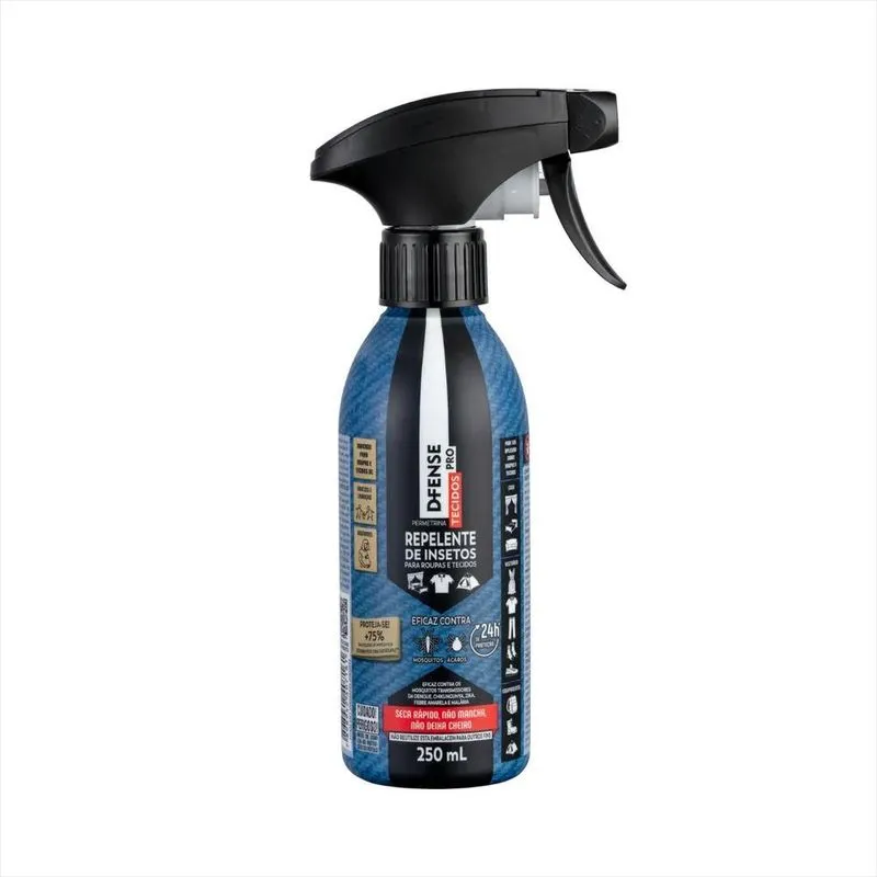 D-fense Pro Repelente Spray Para Roupas Tecidos 250ml Haxea