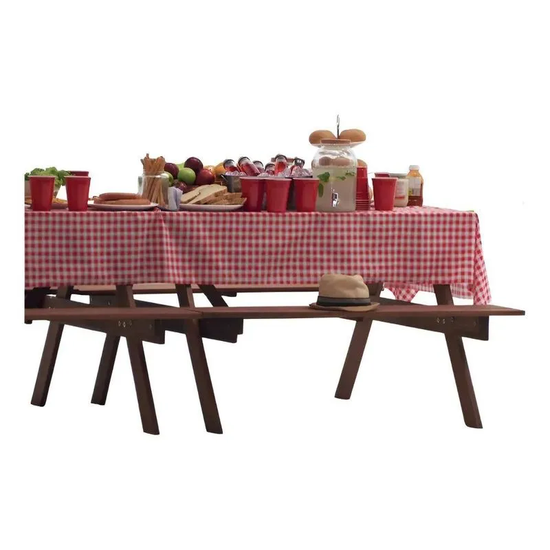 Toalha De Mesa Xadrez Piquenique Retangular (1,40m X 2,10m)